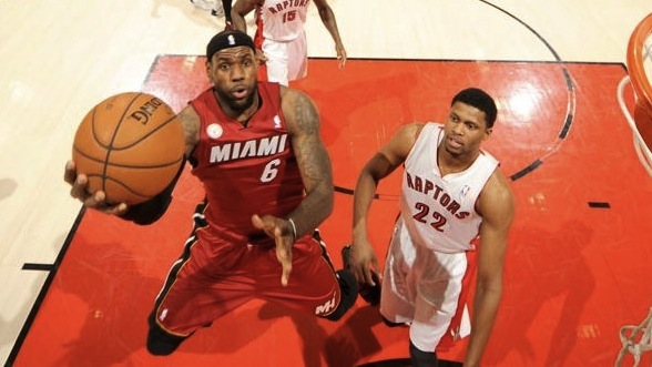 LeBron James and Rudy Gay