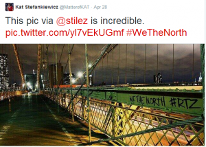 Raptors on Brooklyn Bridge