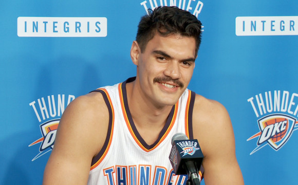 Steven Adams Moustache Raptors Republic