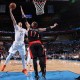 OKLAHOMA CITY, OK - MARCH 8: Enes Kanter #34 of the Oklahoma City Thunder goes up for a shot against the Toronto Raptors on March 8, 2015 at the Chesapeake Energy Arena in Oklahoma City, Oklahoma. NOTE TO USER: User expressly acknowledges and agrees that, by downloading and or using this Photograph, user is consenting to the terms and conditions of the Getty Images License Agreement. Mandatory Copyright Notice: Copyright 2015 NBAE (Photo by Layne Murdoch/NBAE via Getty Images)