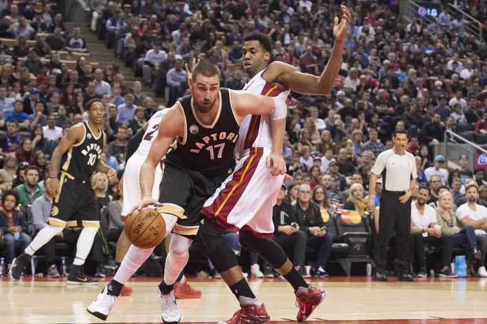 Valanciunas complements Biyombo well