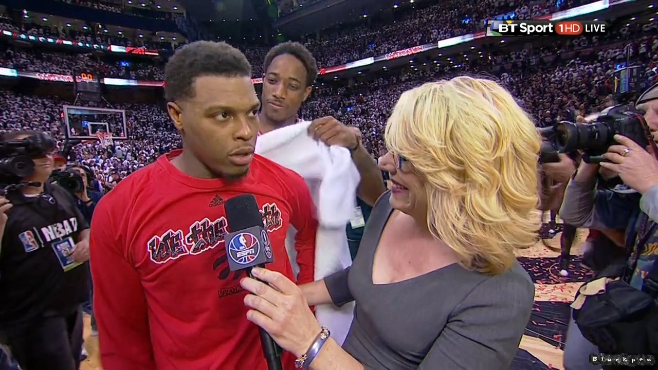 Kyle Lowry ESPN PostGame Interview Looks ahead to Cavs Series