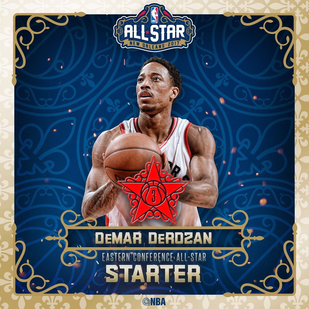 DeMar DeRozan All-Star Starter