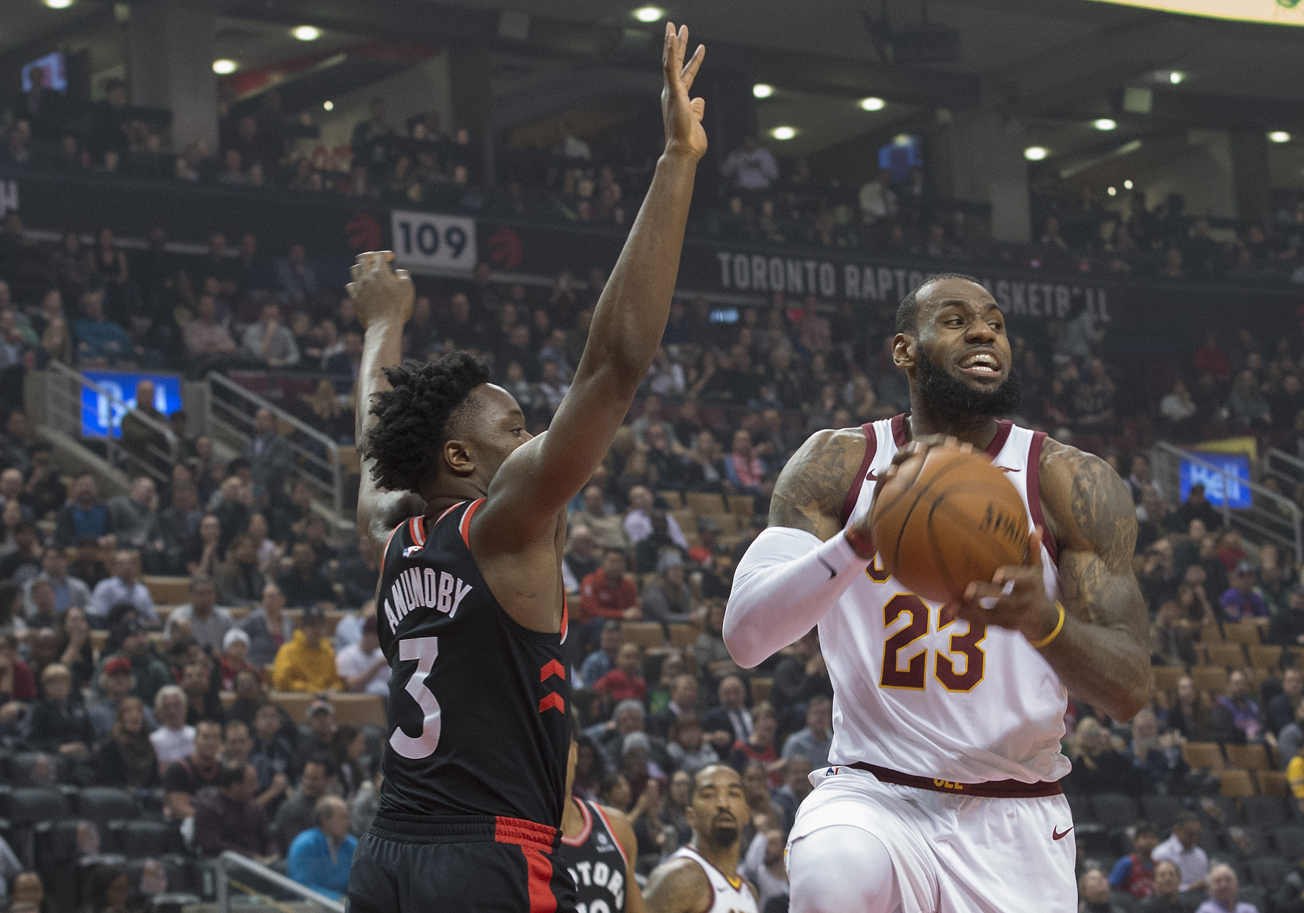 Raptors rookie OG Anunoby earns high praise from LeBron James