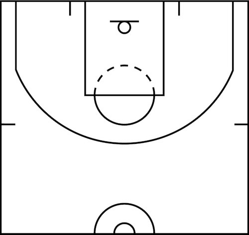 Nba Half Court Printable