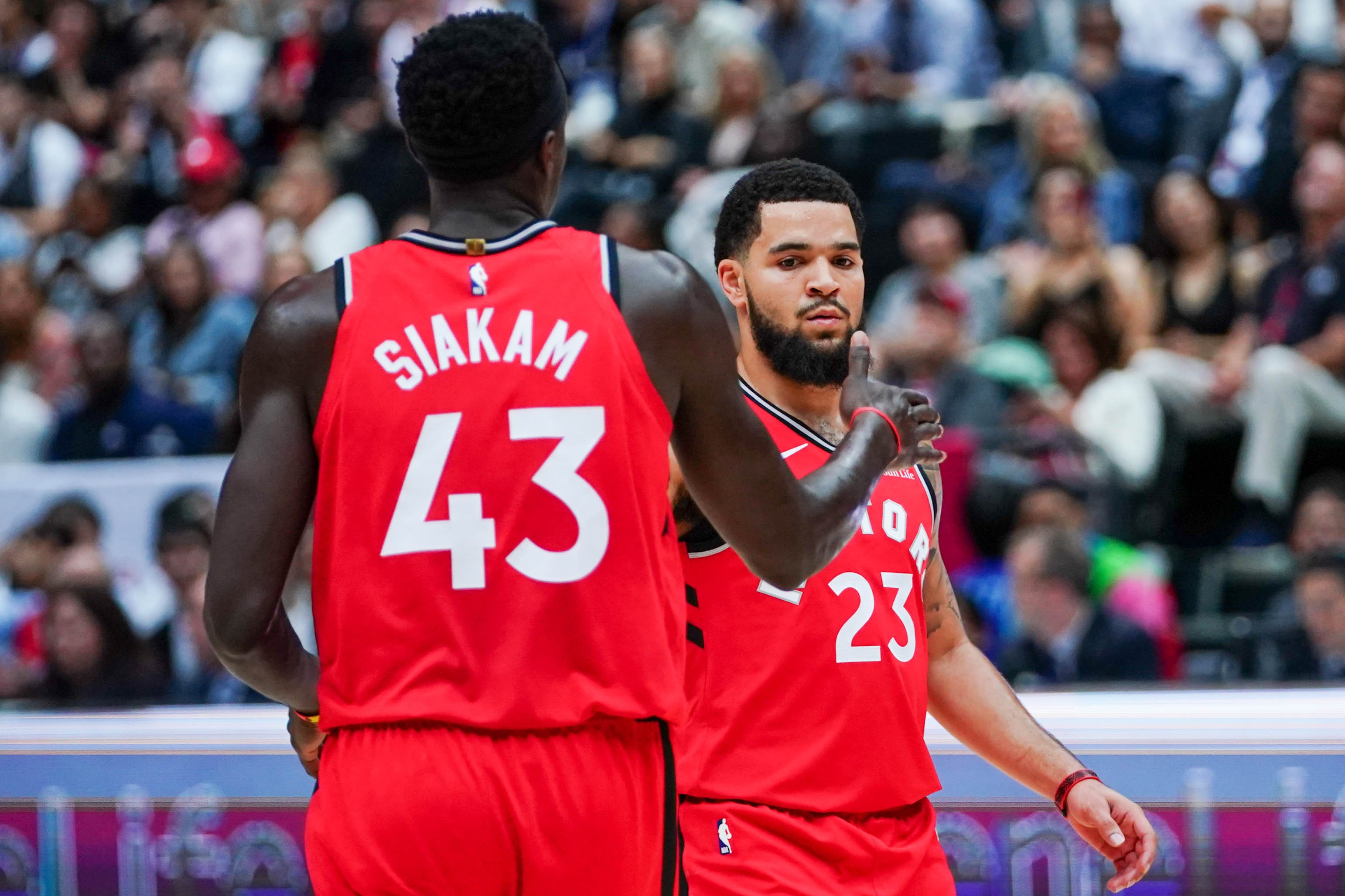 raptors roster jersey numbers