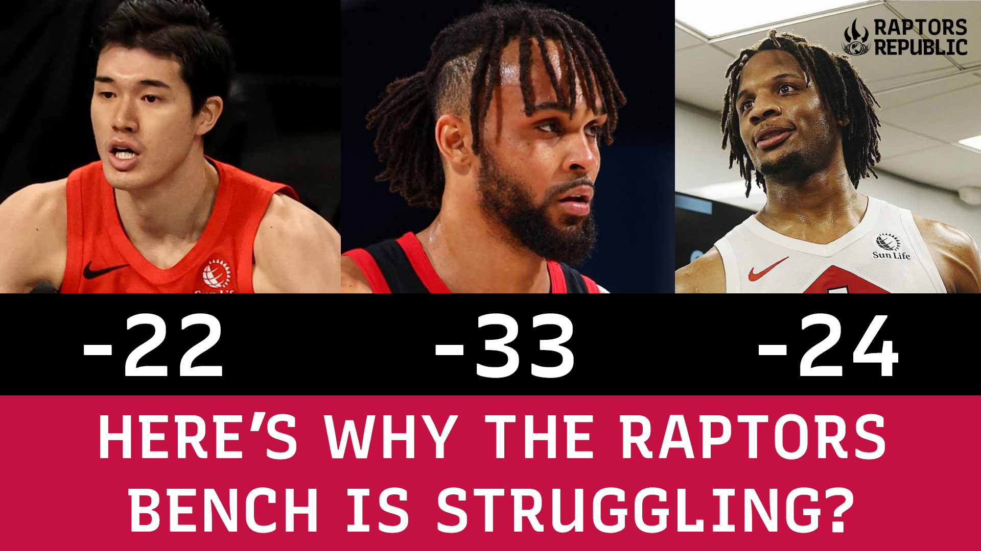 Nick Nurse used Pascal Siakam, OG Anunoby, Fred VanVleet and Kyle Lowry to prop up Raptors bench units.