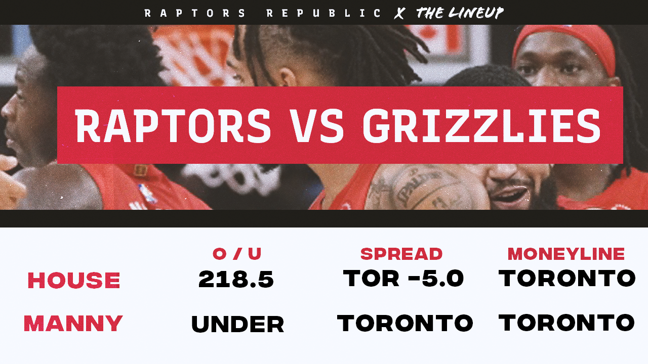 The Lineup Raptors vs Grizzlies, November 30 Raptors Republic