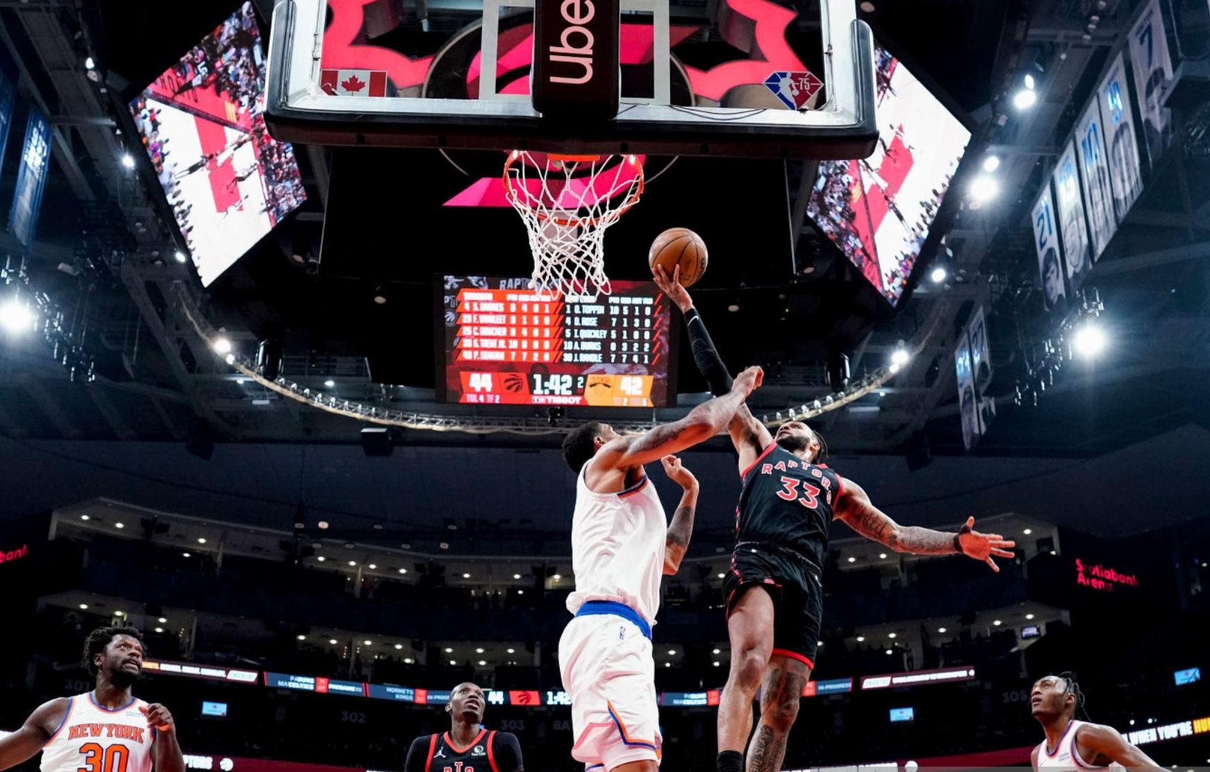 NBA: Raptors' Banton, Flynn vying for space with different styles