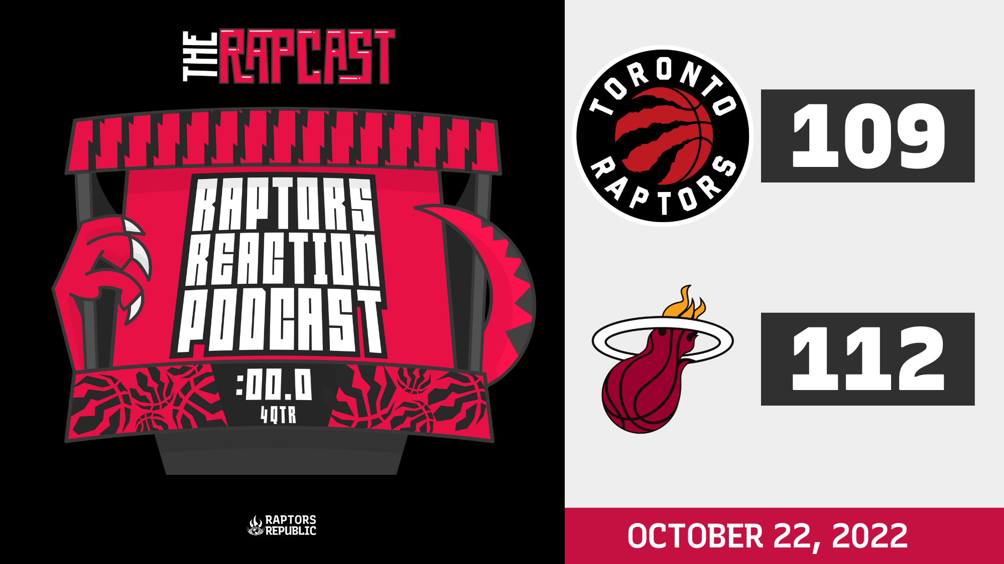 Melted by the Heat – Raptors Reaction Podcast