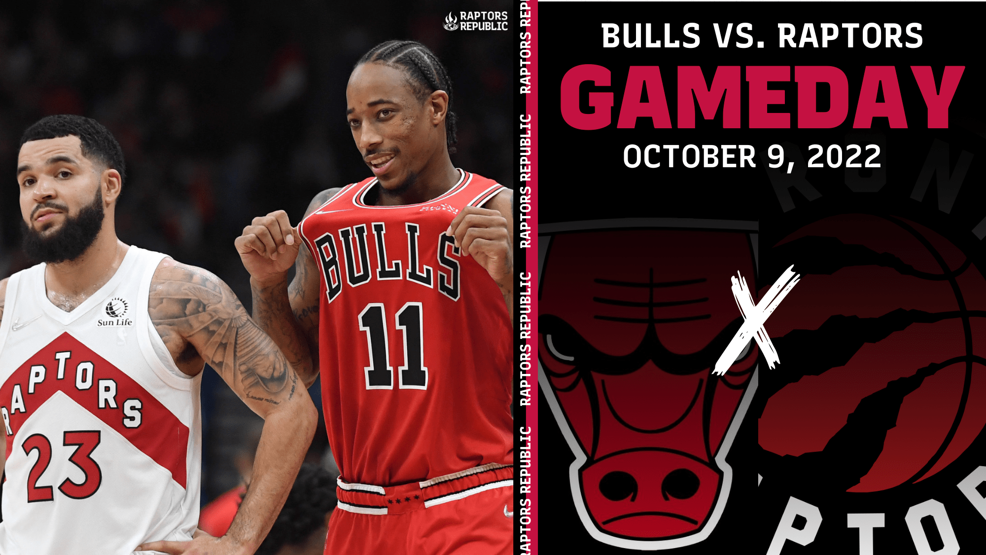 Gameday: Bulls @ Raptors, October 9
