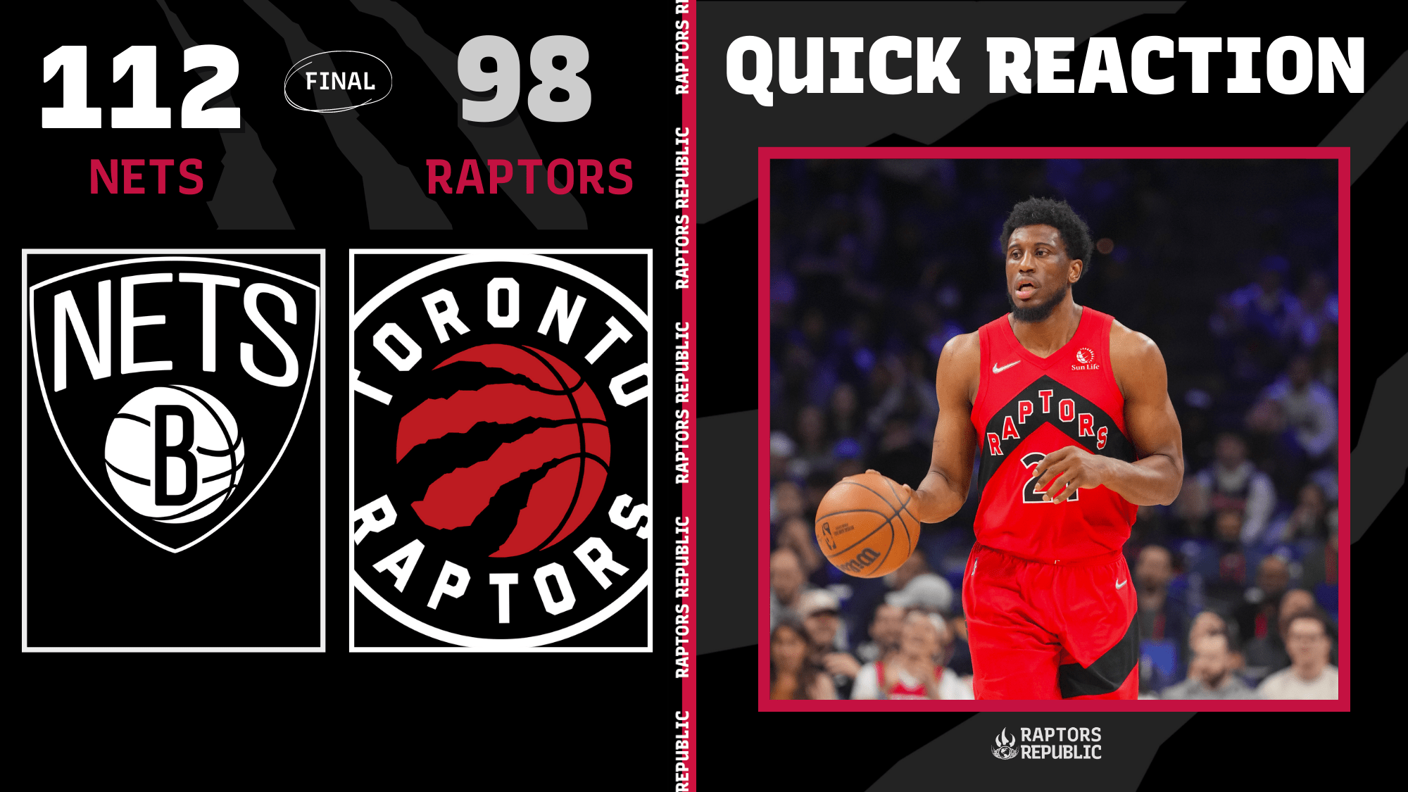 Nets take care of business against short-handed Raptors, 112-98 - NetsDaily