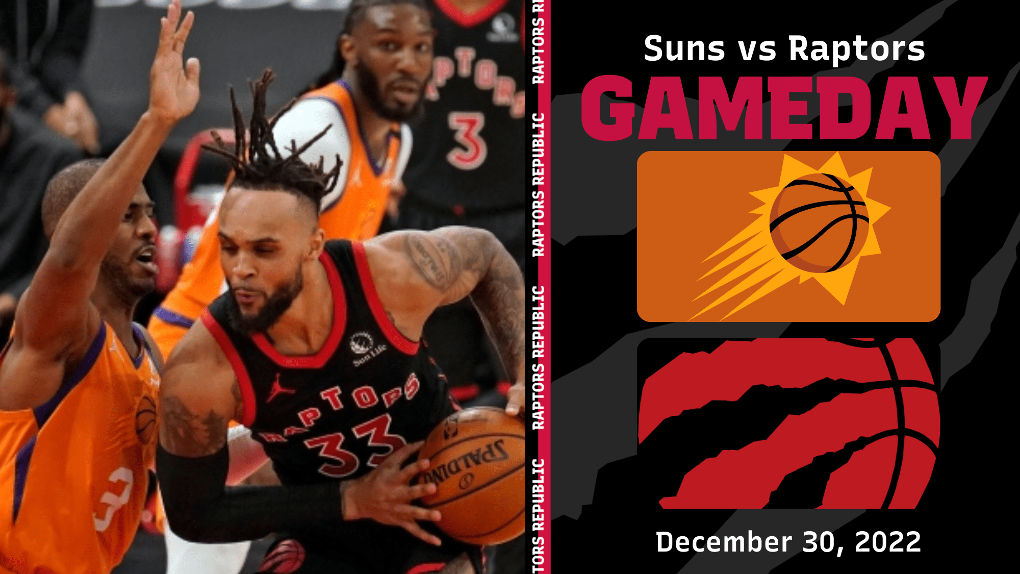 Gameday Suns vs Raptors, December 30 Flipboard