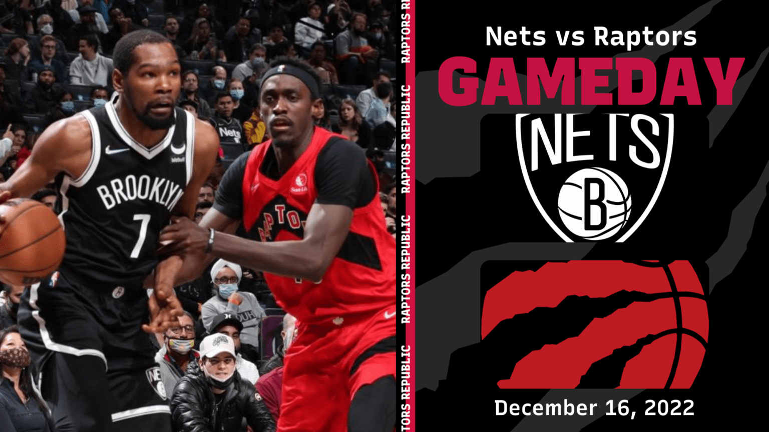 Gameday Nets vs Raptors, December 16 Raptors Republic