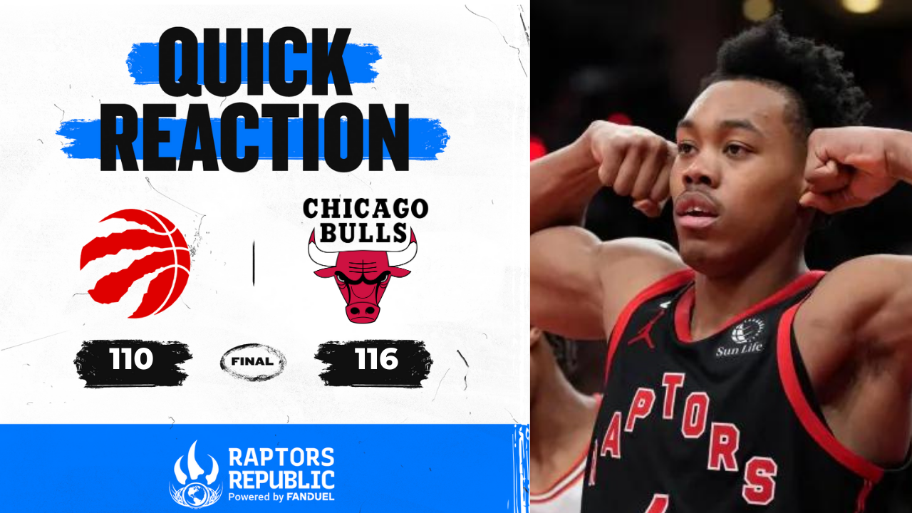 Quick Reaction: Bulls 116, Raptors 110