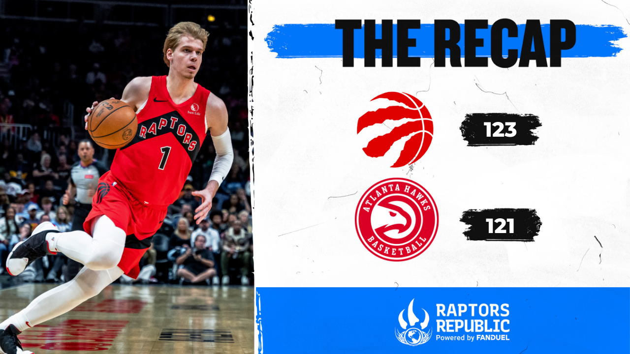 Raptors make it back-to-back wins with victory over Hawks