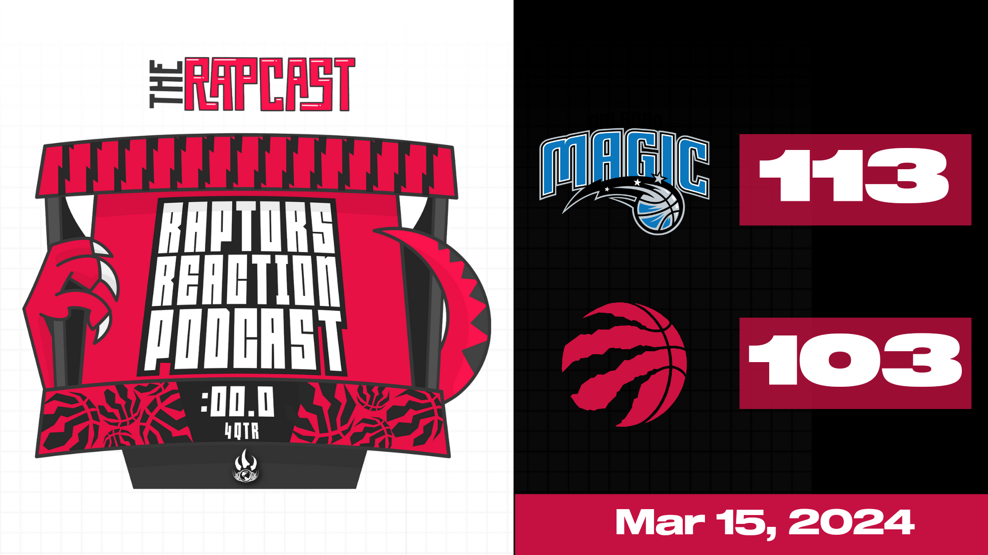 Locked Down by Magic – LIVE Raptors Reaction w/ Samson