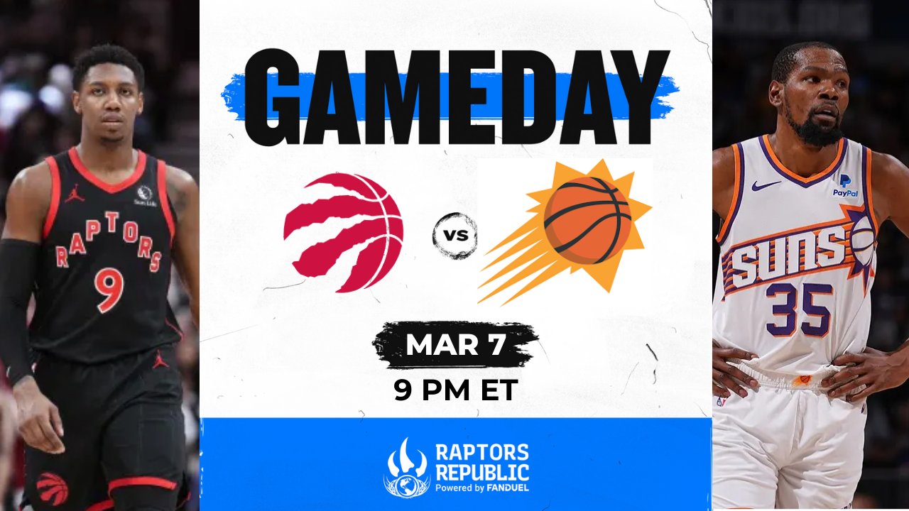 Gameday: Raptors @ Suns, March 7