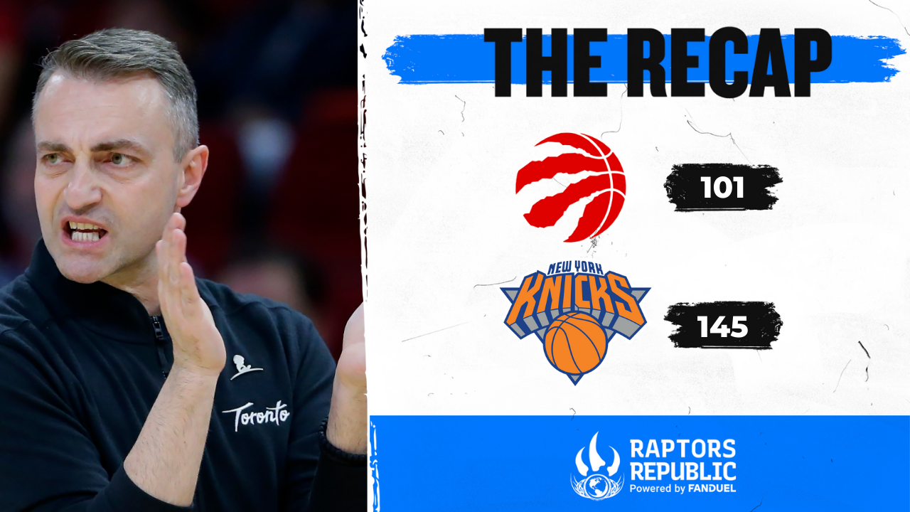 Toronto’s losing streak continues after massive loss to Knicks