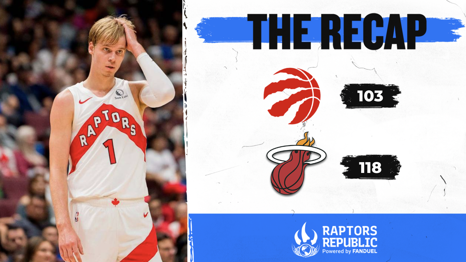 Raptors wrap up season with second straight loss to Miami